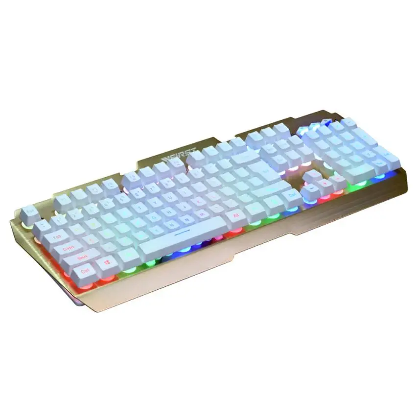 

Factory price Backlit Waterproof USB Wired Gaming Computer PC Game Keyboard 51215