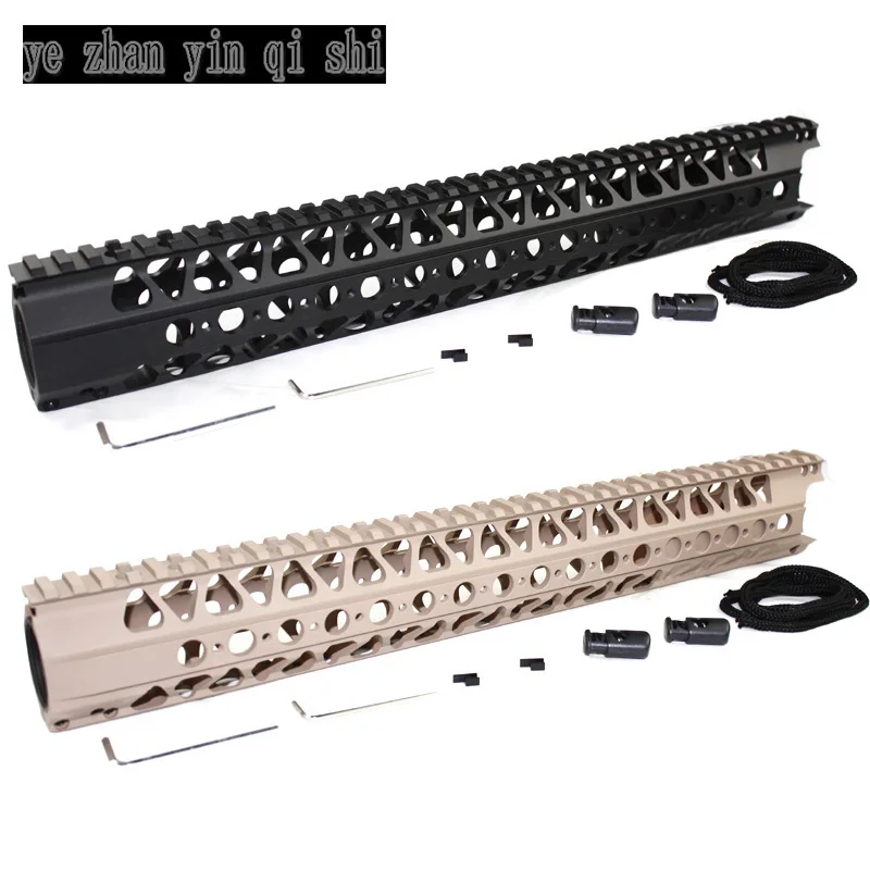 

High quality Picatinny rail LVOA 16.2 inch HandGuard Rail System for AEG M4/M16 BK/DE