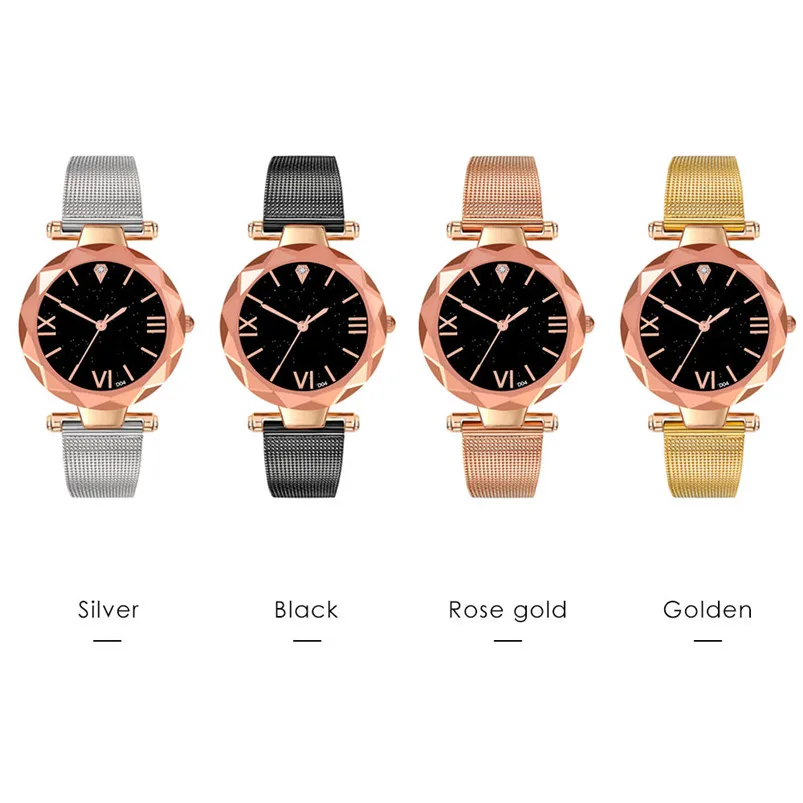 Montre Femme Top Brand Luxury Women Watches Stainless Steel Quartz Wrist Watch Ladies clock women and bracelet clock Female D27 (8)