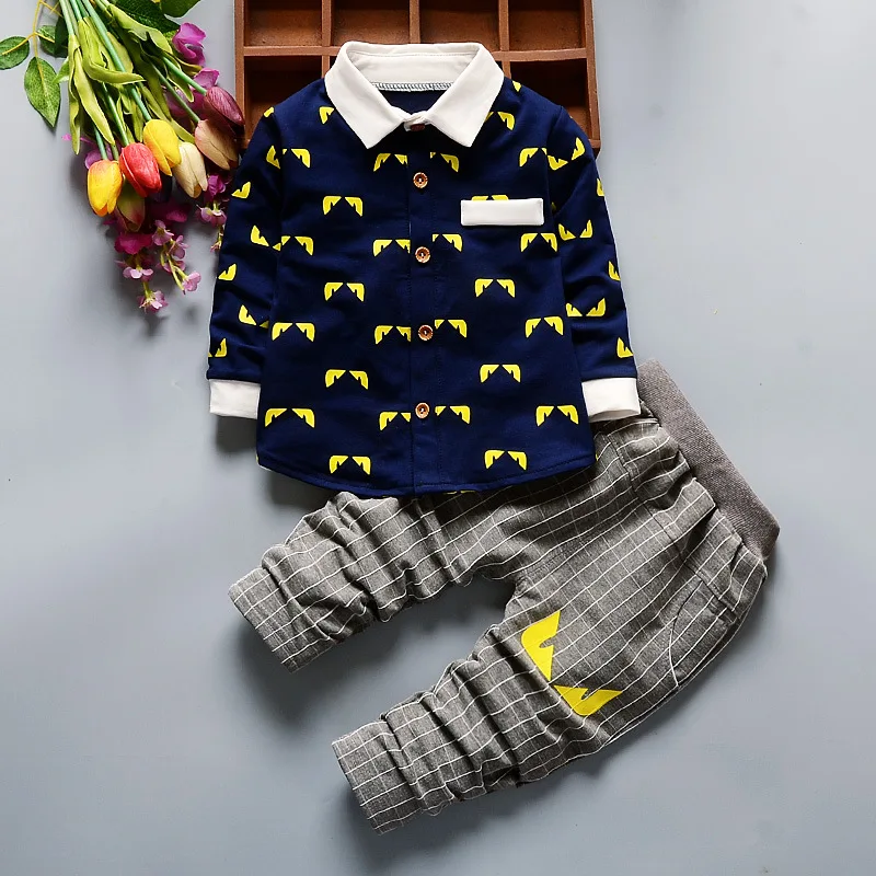

2016 New autumn Baby Boy Clothing Set cartoon Infant Newborn Baby Girls Clothes children clothes kids long sleeve boys