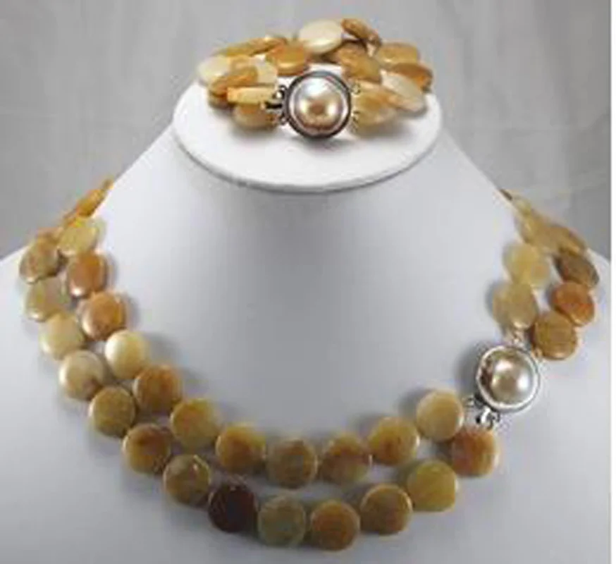 

New Women's Design Coin " Brecelet " Necklace Jewelry Set AAA1G5R4