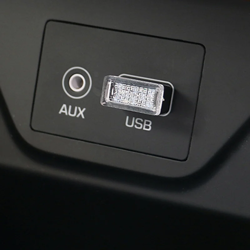 USB светодиодный ночник для салона автомобиля нижняя лампа Audi всех серий Q3 Q5 SQ5 Q7 A1