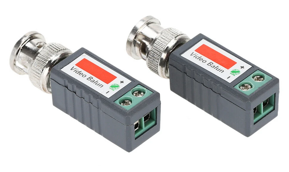 10Pairs 20Pieces CCTV Video Balun Passive Transceivers 2000ft Distance UTP Balun BNC Cable Cat5 CCTV UTP Video Balun