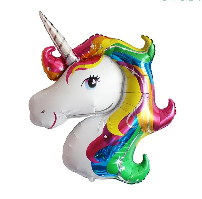 

High Quality Rainbow Unicorn Foil Balloons 110CM/70CM/50CM Cartoon Animal Balloon baby shower birthday party wedding decoration