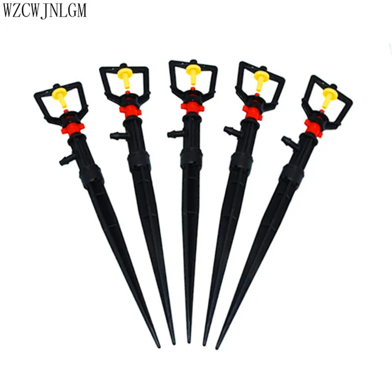 

Garden Irrigation 360-degree Refraction Sprayer Dripper Connection 4 / 7mm Hose Sprayer Garden Irrigation Spray System 50set