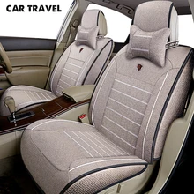 Автомобильный дорожный льняной чехол для сидений автомобиля для skoda octavia 1 2 a5 a7 fabia 2 3 karoq kodiaq octavia rs superb авто аксессуары автостайлинг