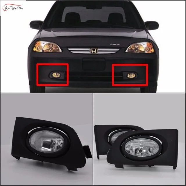 Buy JanDeNing Car Fog Lights for Honda Civic 2/4DR