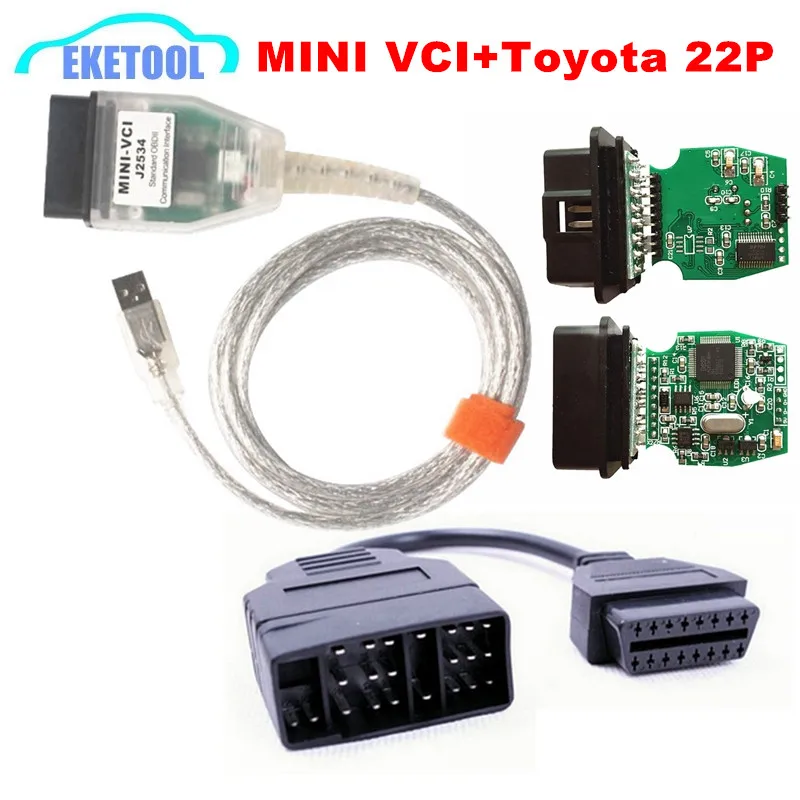Prix pour Meilleure Vente MINI VCI V10.30.029 Pour Toyota/Lexus/Scion TIS Techstream OBD2 USB Câble Avec OBD Adapte Toyota 22PIN à 16PIn Prix pour Meilleure Vente MINI VCI V10.30.029 Pour Toyota/Lexus/Scion TIS Techstream OBD2 USB Câble Avec OBD Adapte Toyota 22PIN à 16PIn