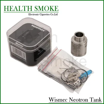 

100% Original Wismec Neutron RDA Vortex Flow Design Wide Open Wicking System Top Airflow with Replaceable Base