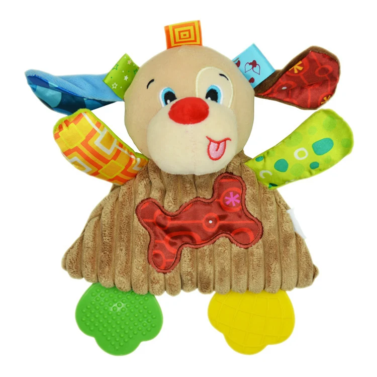 Для новорожденных милые игрушки Детские мультфильм Животные погремушки игрушки Playmate плюшевые кукла Прорезыватель Игрушки для маленьких
