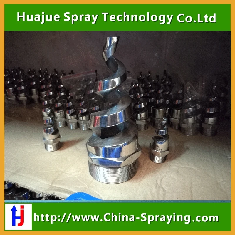 

316L stainless steel spiral nozzle,cooling tower spiral nozzle,anti-clogging spiral full cone spray jet water nozzles