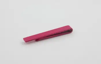 

50 Pieces Wholesale 6 Colors Tie Clip/Bars Copper Made Powder-Coated/Plastic-Spraying Simple Fashion Style Tie Bars/Clip