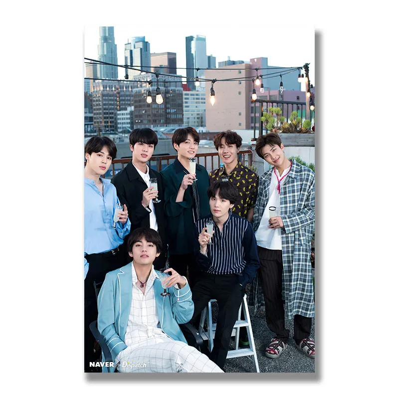 

Kpop BTS Music Silk Poster Bangtan Boys Wall Art Print Painting 12x18 24x36 inch Decoration Pictures Wallpaper Bedroom Decor 003
