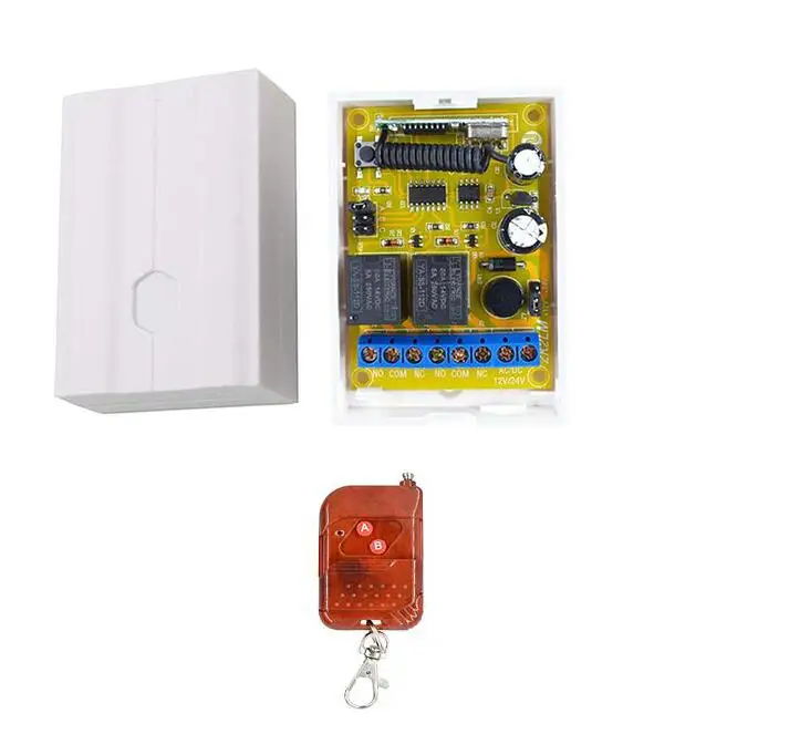 Домашний DC 12V 24V 2CH 10A RF беспроводной пульт дистанционного управления реле системы