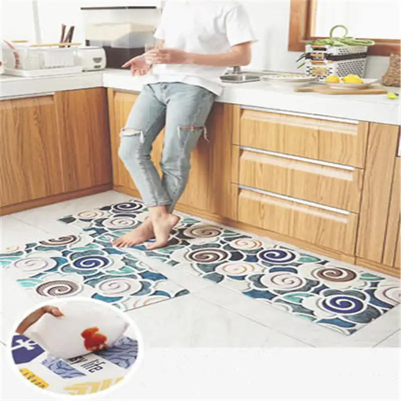 Kitchen Floor Mat Oil And Water Resistant Strip Non Slip Water Resistant Strip Mat Non Slip