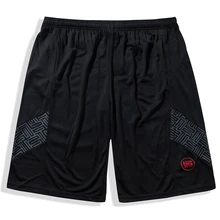 Летние мужские тонкие дышащие шорты в стиле хип-хоп с эластичной резинкой на талии, Свободные повседневные мужские новые стильные удобные шорты большого размера 2XL 3XL 4XL