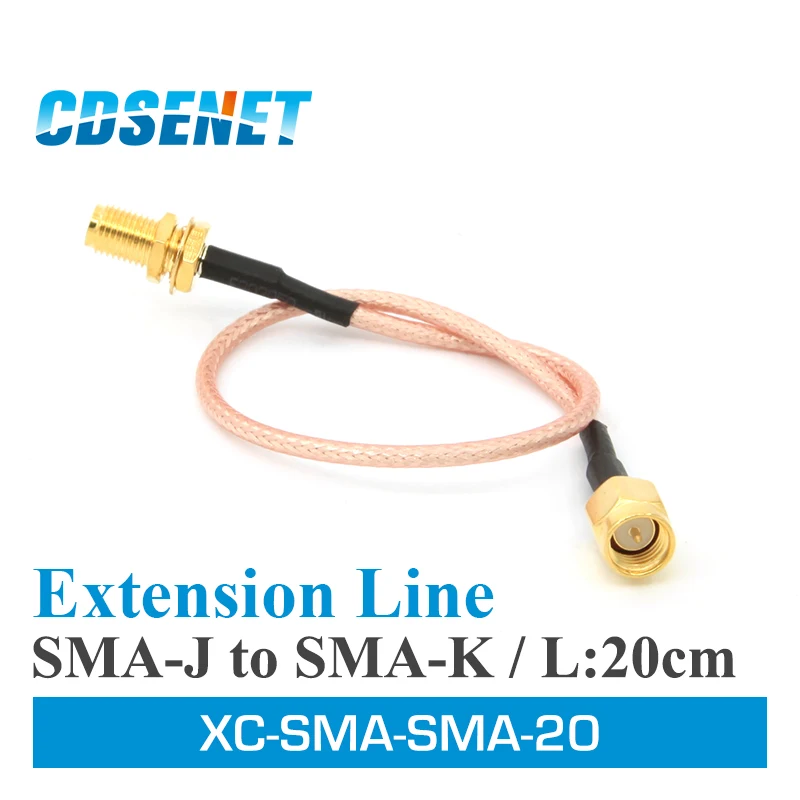 Бесплатная доставка 10 шт. Wifi антенна удлинитель 20 см XC-SMA-SMA-20 SMA мужской SMA для женщин Кабельный разъем
