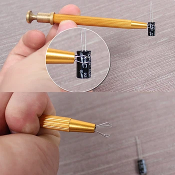 

Pick Up Tools Gripping Device Metal Grabber Powerful Four Claw Paws Parts IC Chip Grabber Maintenance Tool
