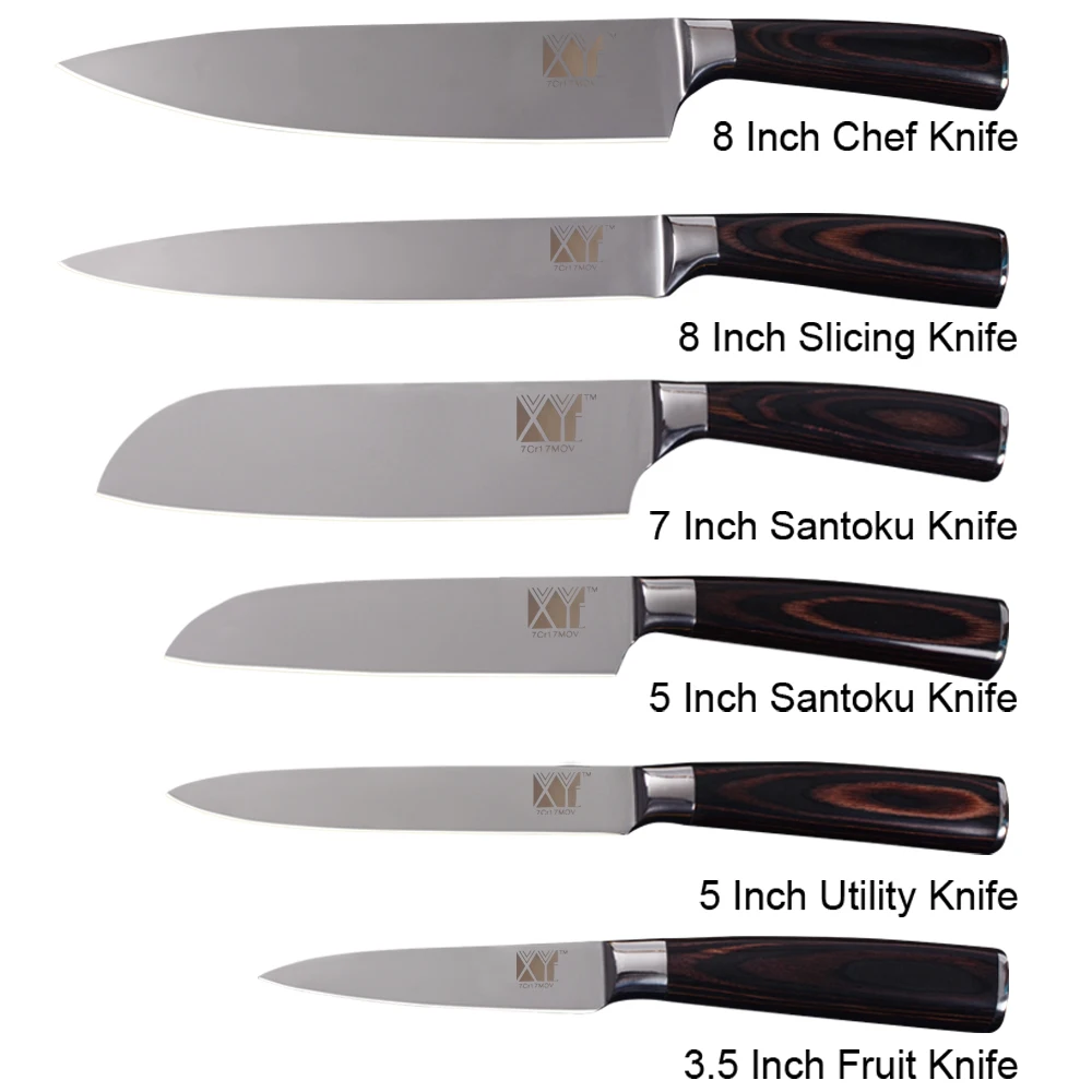XYj Stainless Steel Knife 8 inch Chef Slicing 7\