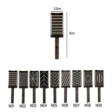 Магнитная палочка для украшения ногтей набор кошачий глаз смешанные формы магнитные портативные маникюрные инструменты KG66