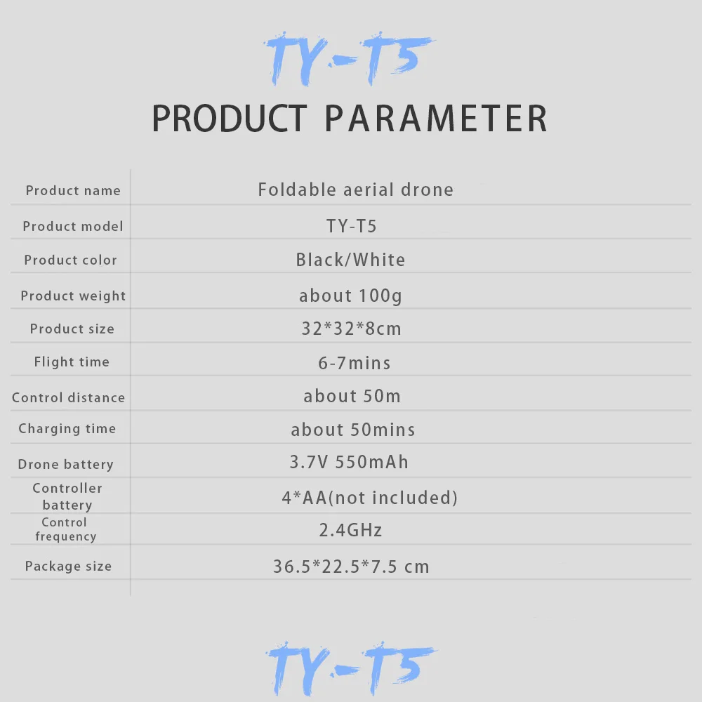 Flytec-T5-RC-Foldable-Drone-with-Altitude-Hold-Function-16