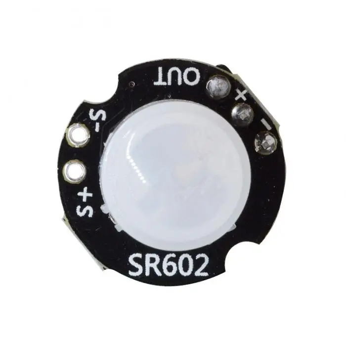 Мини SR602 движения Сенсор детектор модуль пироэлектрический инфракрасный переключатель датчика с высокой чувствительностью QJY99