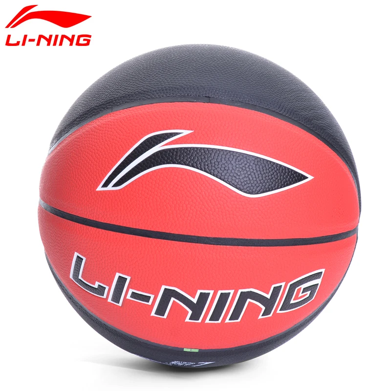 Li Ning Wade серия синтетический Баскетбол Professional Размер 7 PU наружная подкладка