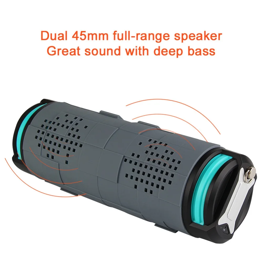 5200mAh 10W Outdoor Shockproof Portable Column Bluetooth 4.0 Wireless Sport Speaker Bluetooth wireless with power bank