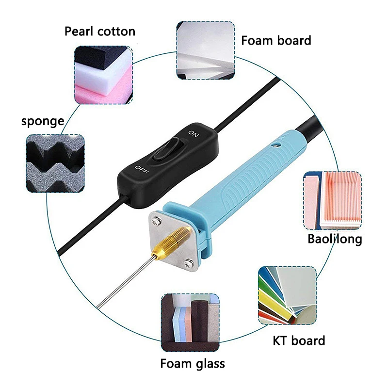 1 шт. ручка пены электрическая машина по производству полистирола набор резцов ручной гравер Горячий Нож для пенополистирола