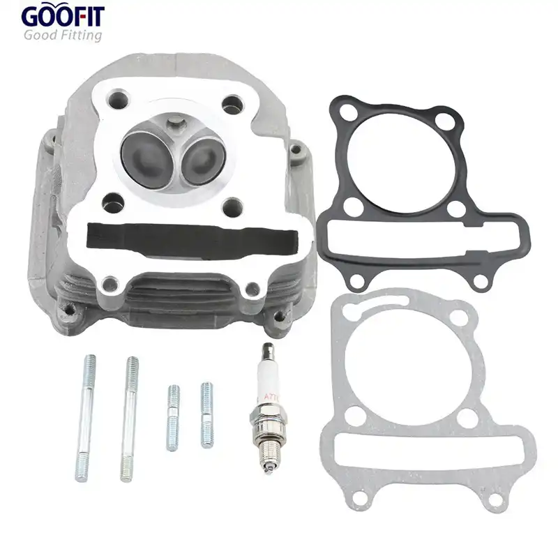 GOOFIT 57,4 мм головки цилиндров в сборе для GY6 150cc ATV Go Kart мопед и скутер K074-030 - изображение