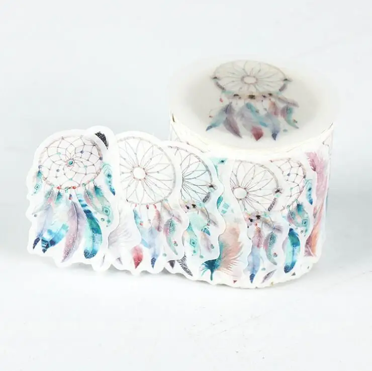 

Dream Catcher Collage Decorate Washi Tape Adhesive Tape DIY Scrapbooking Sticker Label Masking Tape