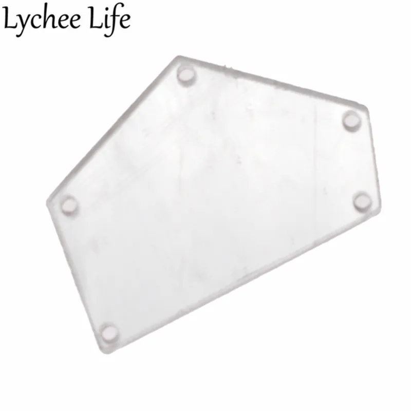 Lyhcee Life 25 шт. плоские задние зеркальные бусины акриловые 1 6x4 9 см Швейные