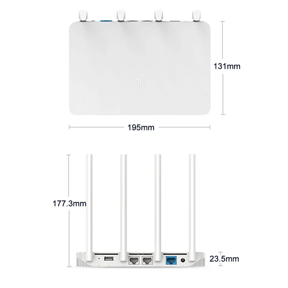 Original Xiaomi Mi WIFI Router 3 CPU MT7620A 2.4G5G WiFi Roteador Dual band 4 antenna APP Control 1167Mbps (2)