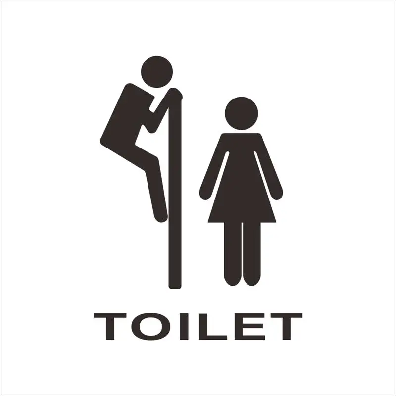 funny 2 styles boy and girl home toilets door decals wall stickers washroom bathroom toliet sign decoration sticker cost price in wall stickers from home - Girl Bathroom Sign funny 2 styles boy and girl home toilets door decals wall stickers washroom bathroom toliet sign decoration sticker cost price in wall stickers from home - Girl Bathroom Sign