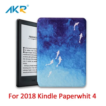 

Case for 2018 Kindle Paperwhite 4 New 6 inch PU Tablet Protective cover Auto Sleep Function ebook shell Free shipping