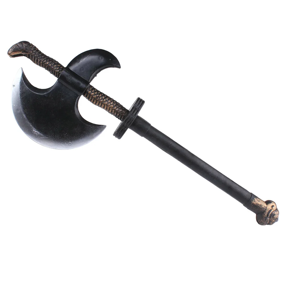 

1 Pcs Plastic Axe Durable Practical Simulation Halloween Axe Stage Axe Plastic Weapon for Props Collection Costumes Cosplay