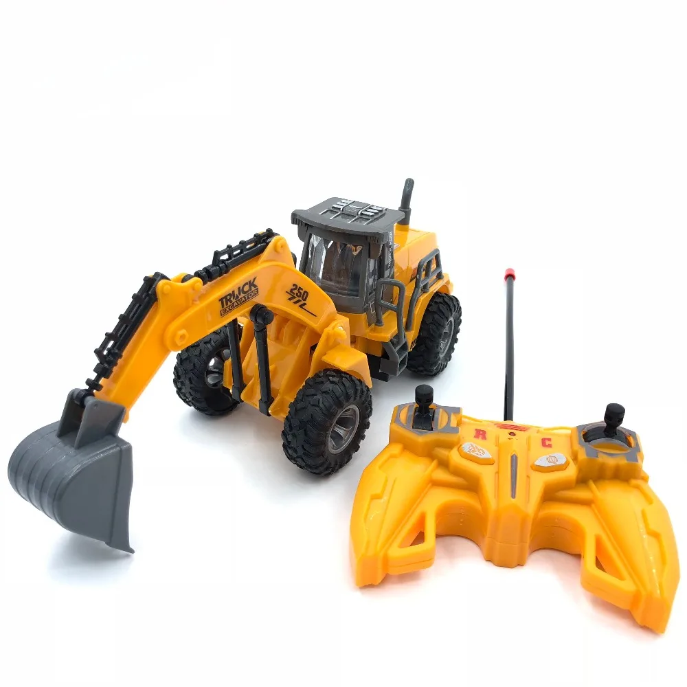 

RC Toy Excavator 5 Channel Alloy Remote Control Truck Engineering Construction Vehicle Gift for Children order365 store