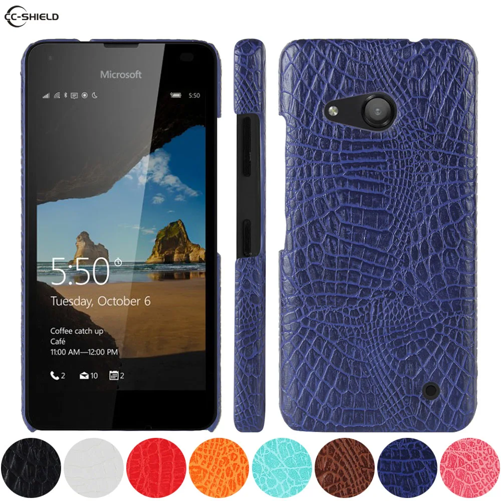 Кожаный чехол для microsoft Lumia 550 LTE RM-1127 RM-1128, чехол-бампер для телефона Nokia Lumia550 RM 1127 1128, Жесткий Чехол из поликарбоната