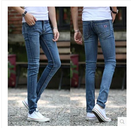 

HOT selling Top fine designer jeans men's jeans pants thin slim fitness jeans para hombres  jeans men