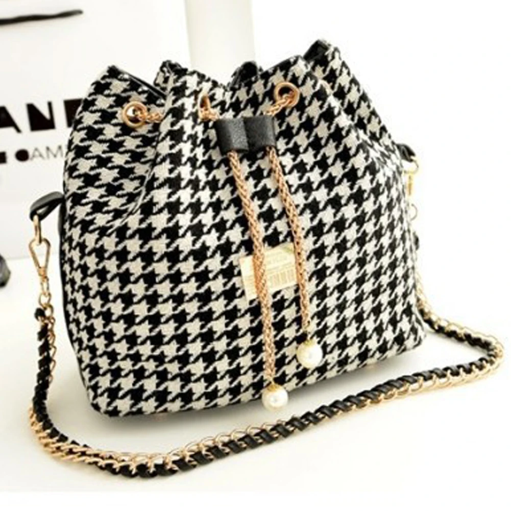 

2018 Bohemia Canvas Drawstring Bucket Bag Shoulder Handbags Women Messenger Bags Bolsa Feminina Bolsos Promotion Price