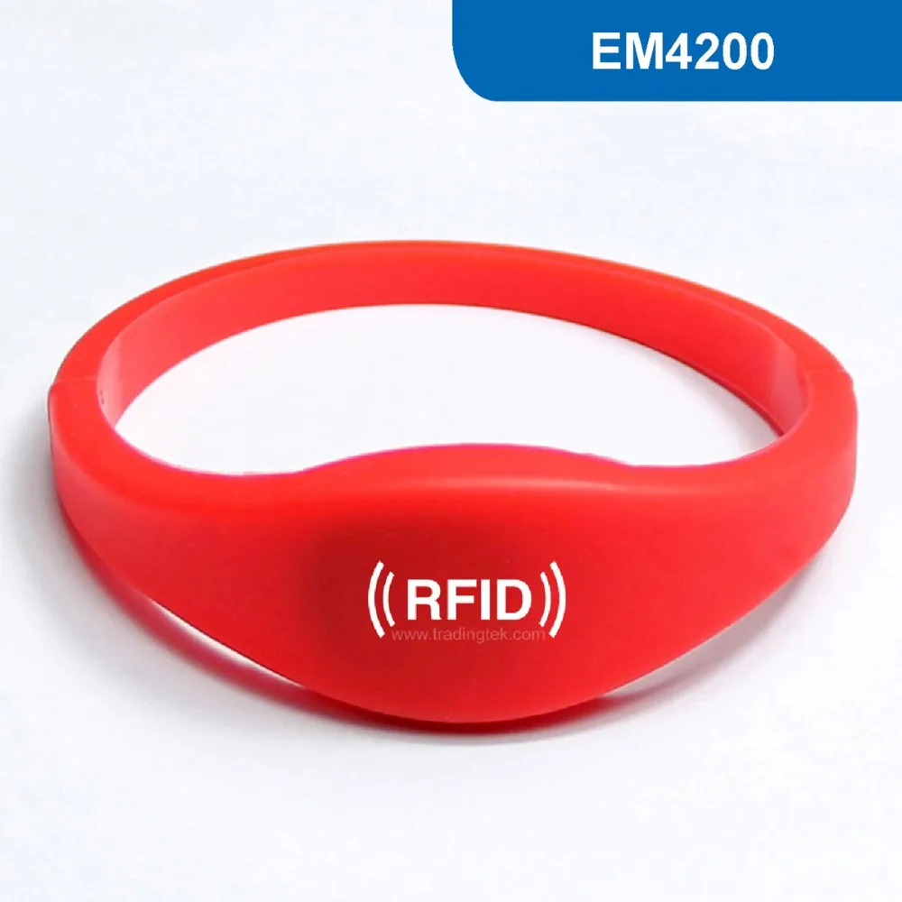 WB03 rfid-браслеты Браслет Силиконовый Браслет RFID Метка ID тегов ключ доступа карты 125 кГц с EM4200 чип