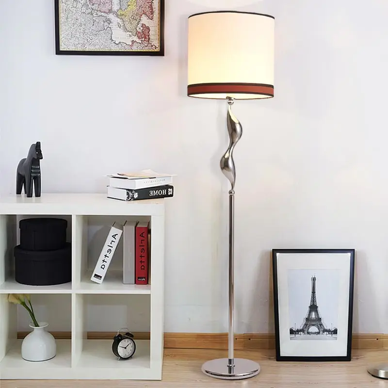 Modern-Standing-Lamps-For-Living-Room-Bedroom-Kids-Long-Floor-Stand-Lamp-Chrome-Cloth-Fabric-Loft