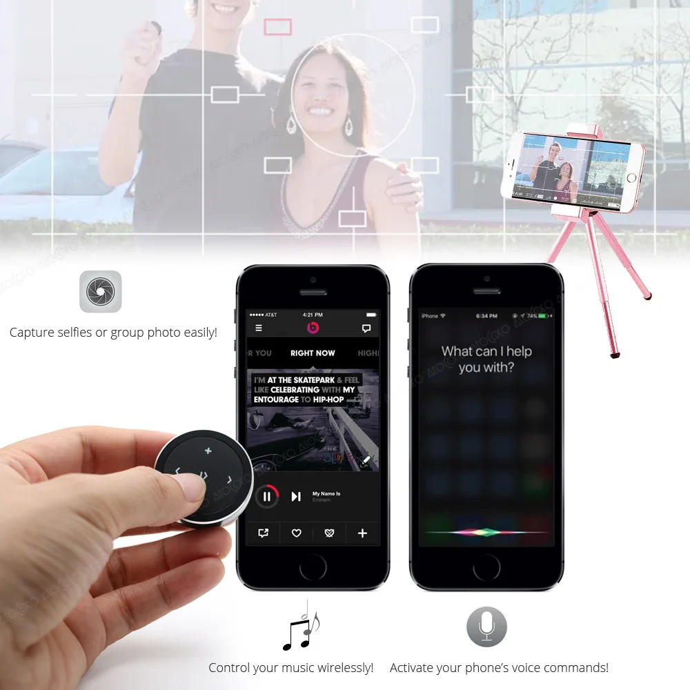 Беспроводной Bluetooth-совместимый медиа-пульт дистанционного управления  автомобиль мотоцикл рулевое колесо музыка 3,5 мм разъем AUX адаптер  приемника | AliExpress