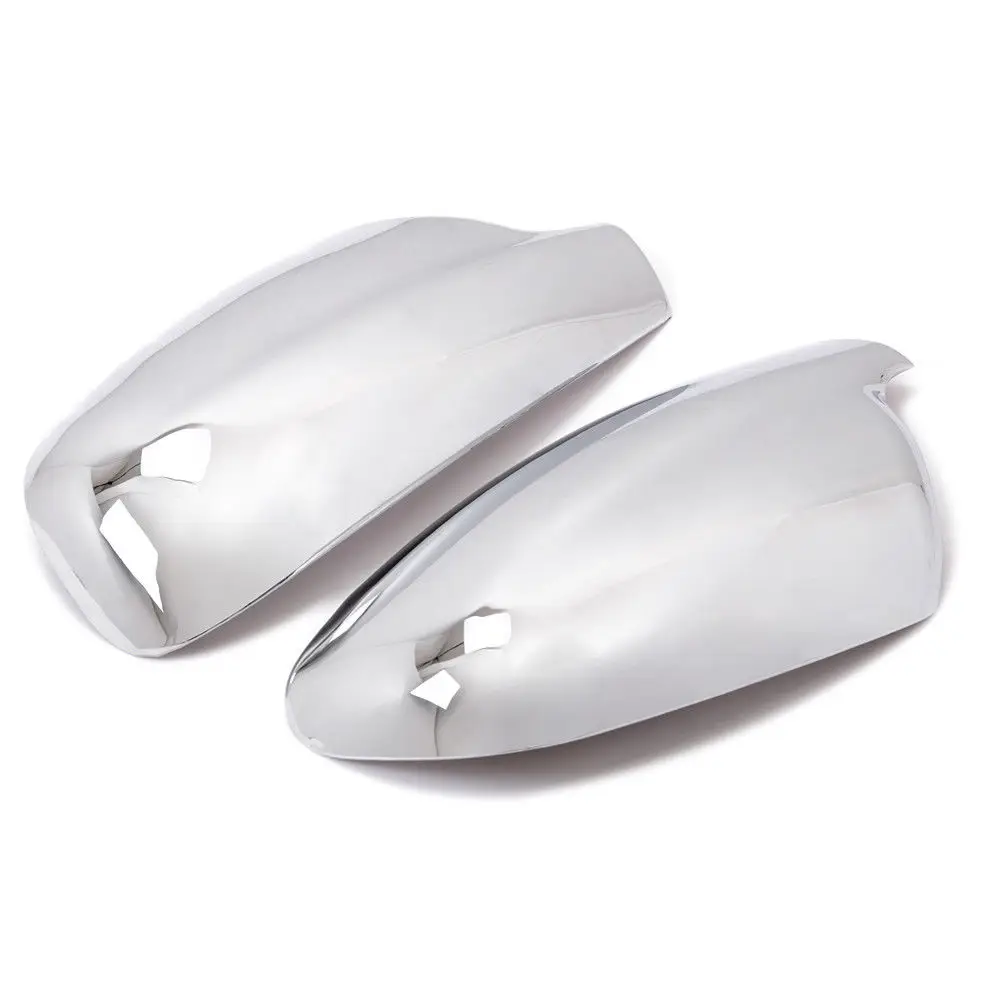 

2pcs/1pair ABS Chrome Side Door Mirror Rearview Wing Mirror Protector Cover Frame Decal Fit For PEUGEOT 307 Car Styling Decorate