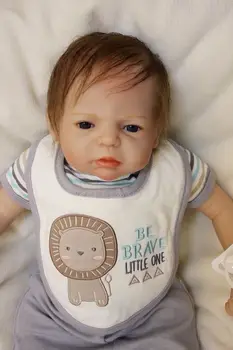 

22'' Reborn Baby Dolls Vinyl Realistic Handmade Girls Boy Newborn Lifelike Soft