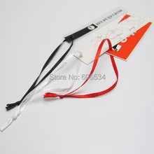 Высококачественная бирка 0,1" шелковая нить DIY в одежде, шнур для бирка для одежды 1000 шт