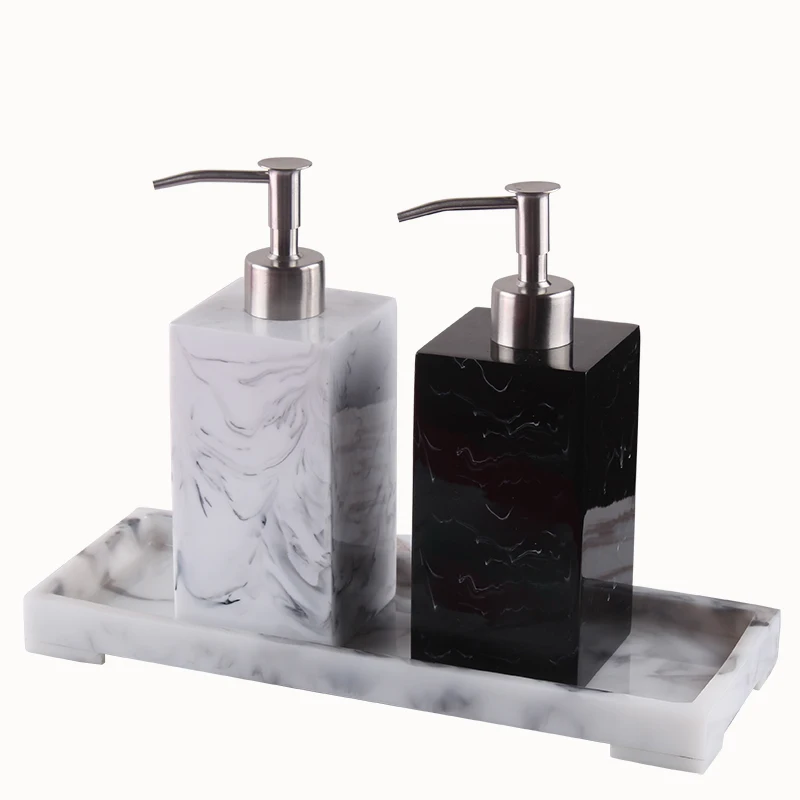 Дорожный Shampon bathrocсквозной силиконовый бутылочный насос для отеля мраморный Shampon диспенсер пресс и дезинфицирующее средство Бутылка диспенсер для мыла набор
