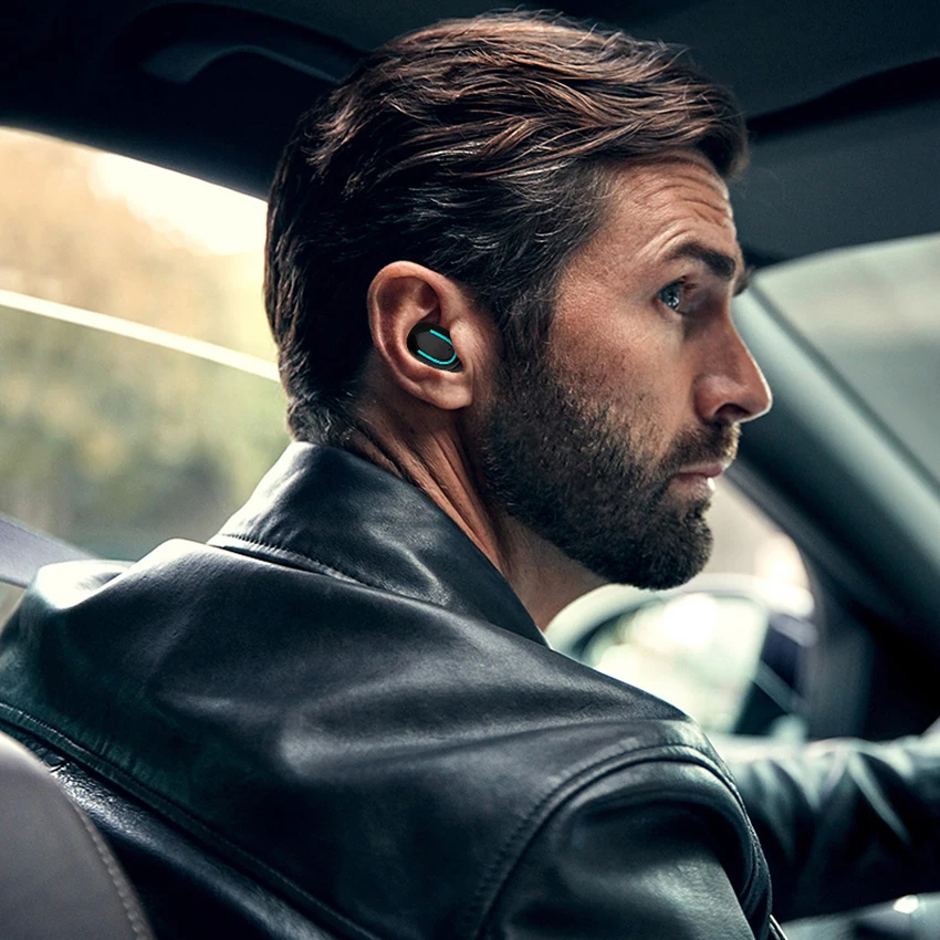 Q13S TWS Bluetooth 5,0 гарнитура Мини Близнецы беспроводные стерео наушники вакуумные наушники зарядная коробка с микрофоном для смартфонов