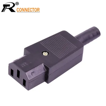 

100pcs R Connector 220V DC/AC power jack terminal 3pin AC/DC plug power connector wire connector male to female