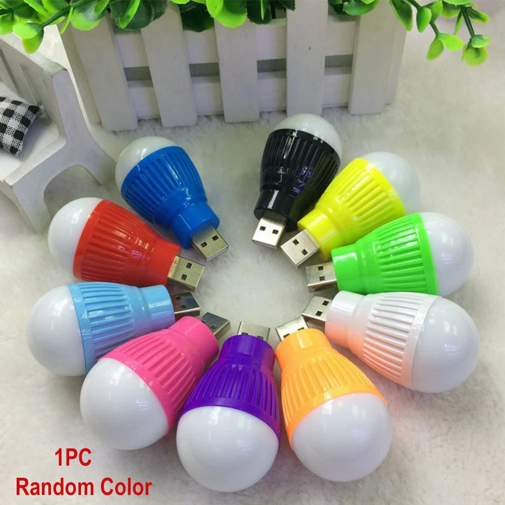 

New Trendy Hot Selling Colorful PVC Environmental 5V 5W USB Bulb Light portable Lamp for hiking camping travel